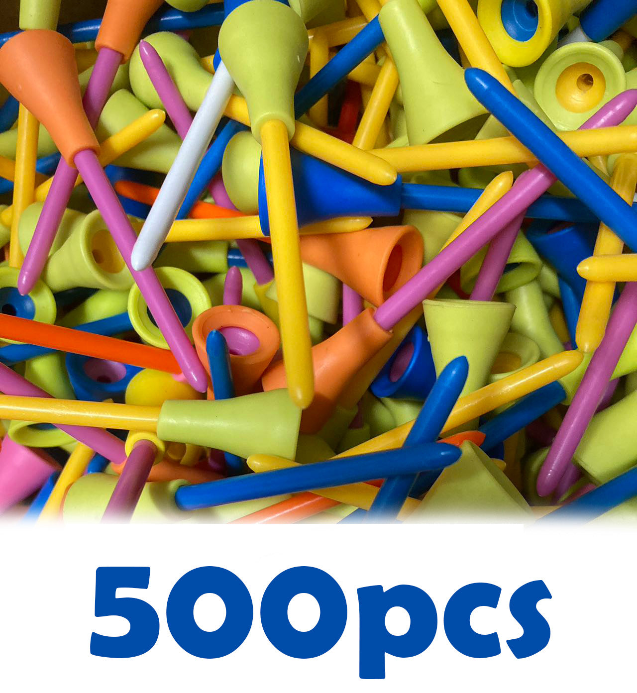 100-2000pcs PLASTIC & RUBBER CUSHION TOP GOLF TEES 83MM wholesale Bulk sale