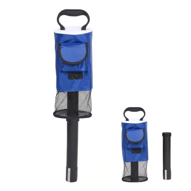 Golf Ball Shag Bag 60-70 Balls Practice Pick Up Holder Receiver Tube Collector
