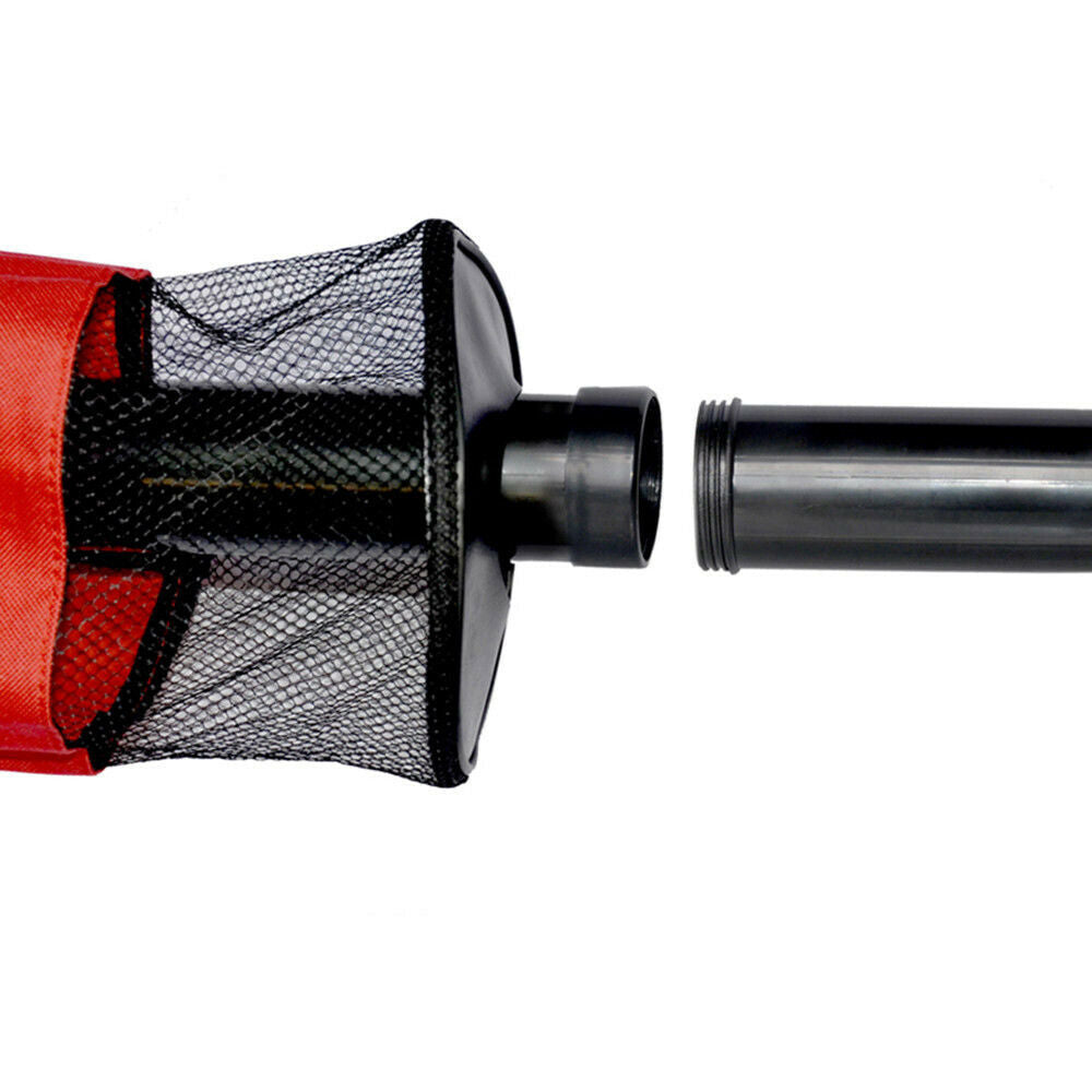 Golf Ball Shag Bag 60-70 Balls Practice Pick Up Holder Receiver Tube Collector