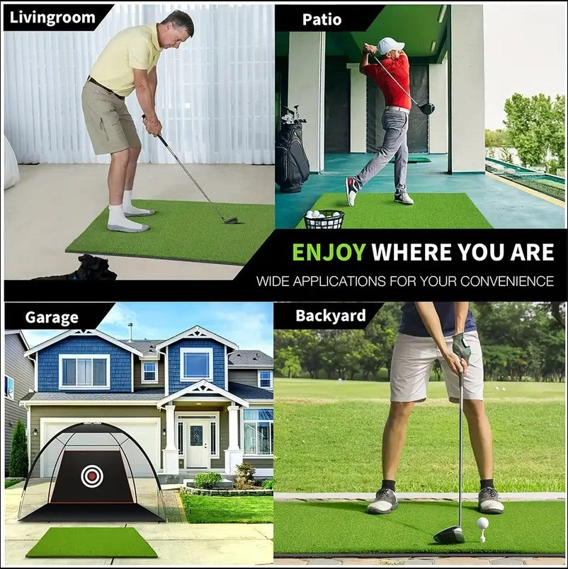 1.5x1M Standard Real Feel Golf Practice Mat Putting Mat Synthetic Turf 6 holes