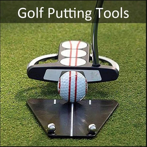 Golf Putting Training Aid Swing Trainer Straight Practice Putting Tutor Tool