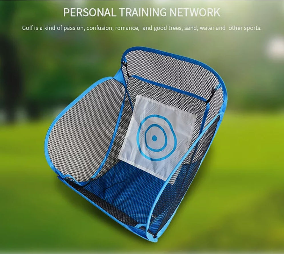 Golf Chipping Pitching Cage Mat Practice Net Training Aid Easy Outdoor Indoor