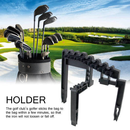 Golf 9 Iron Club ABS Shafts Holder Stacker Fits Any Size of Bags Organizer