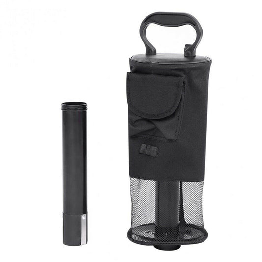 Golf Ball Shag Bag 60-70 Balls Practice Pick Up Holder Receiver Tube Collector
